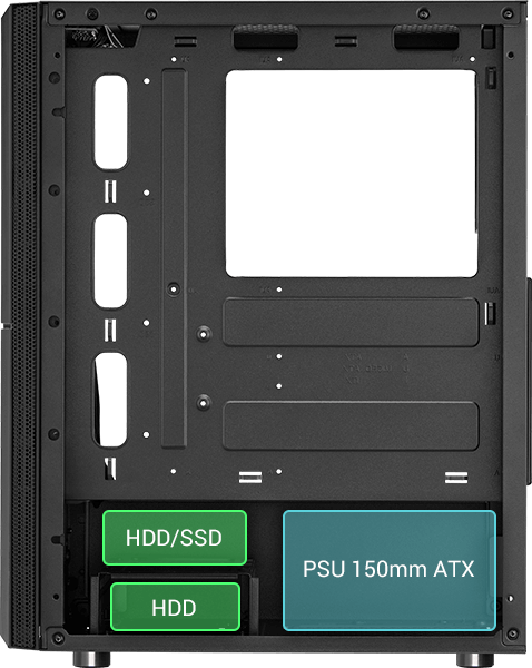 Кутия Fortron CMT270 ATX