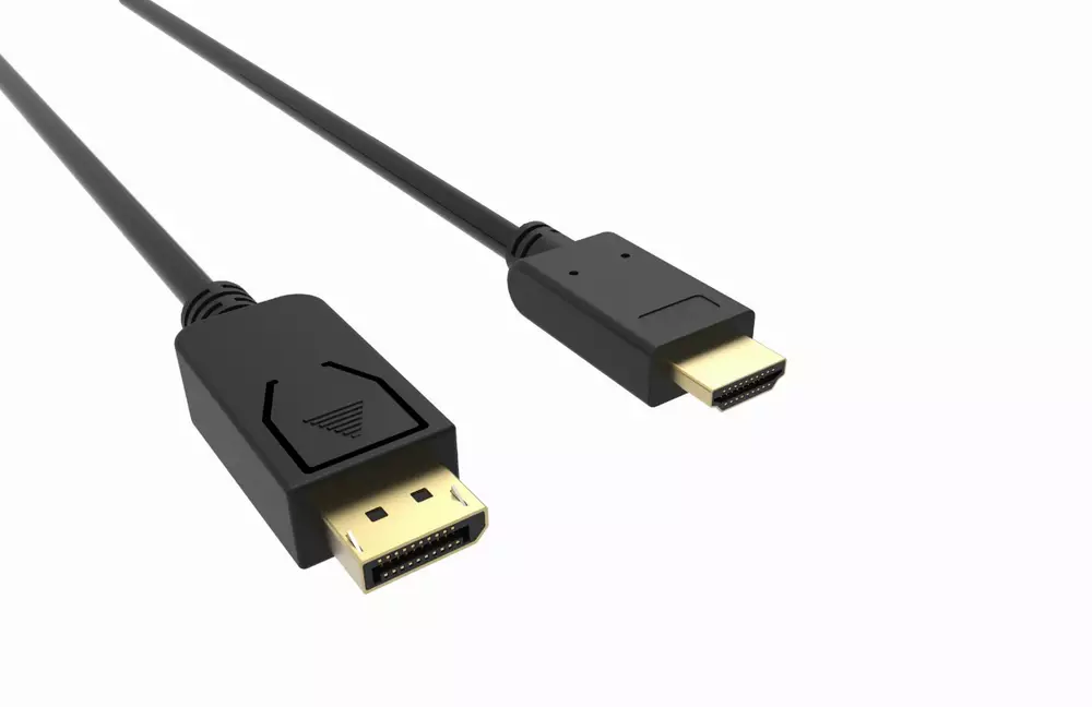 Кабел VCom Display Port M / HDMI M - 4K 60Hz - CG609-1.8m