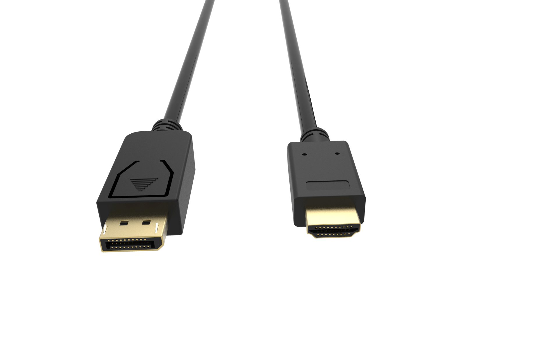 Кабел VCom Display Port M / HDMI M - 4K 60Hz - CG609-1.8m