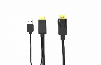 Кабел VCom HDMI M / Display Port M - 4K 2160p - CG599C-1.8m