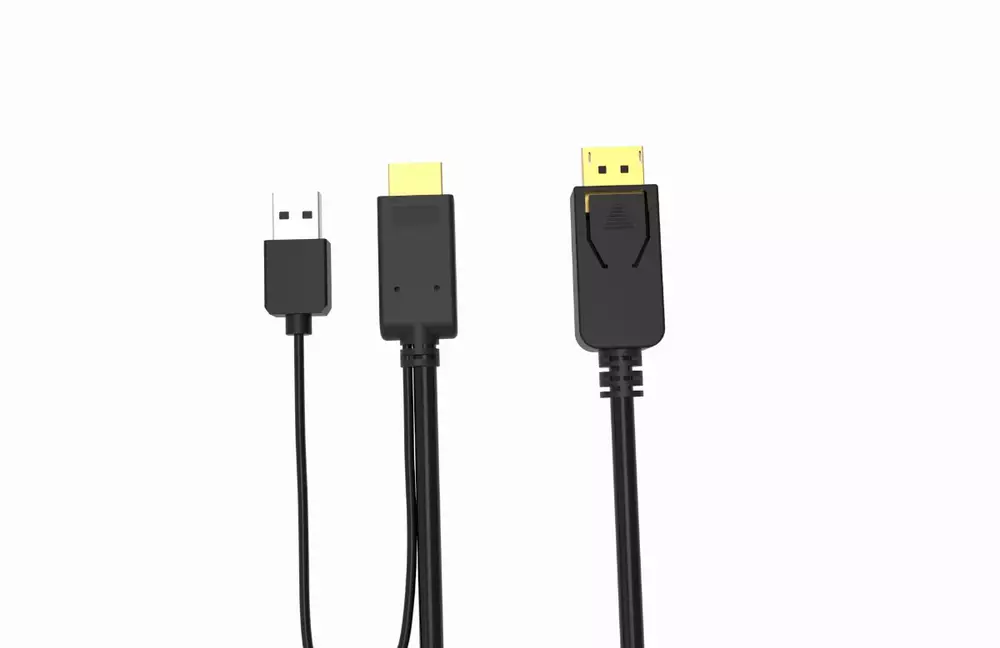 Кабел VCom HDMI M / Display Port M - 4K 2160p - CG599C-1.8m
