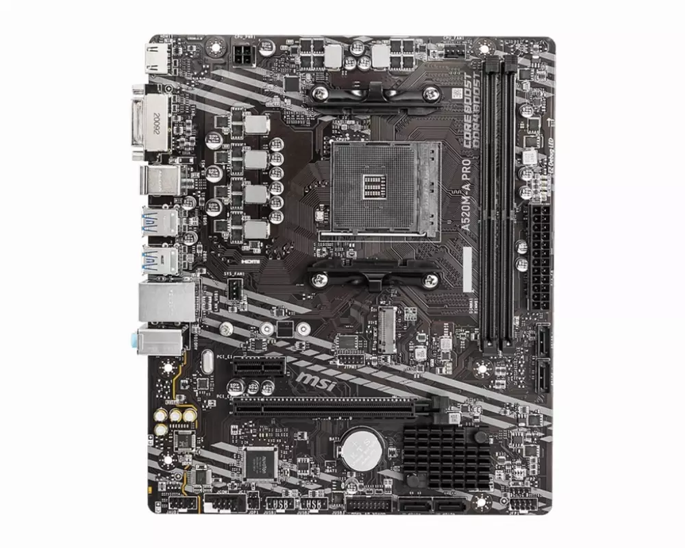 Дънна платка MSI A520M-A PRO
