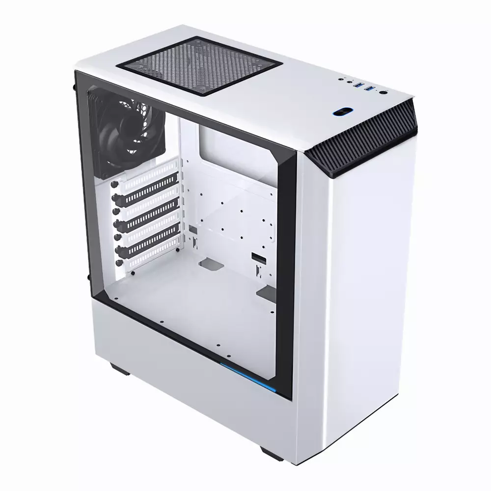 Кутия Phanteks Eclipse P300 TG White