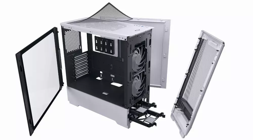 Кутия Phanteks Eclipse P360A TG White