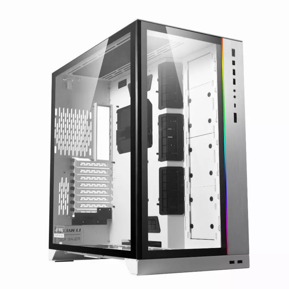 Кутия Lian Li PC-O11 Dynamic XL ROG Certified TG White