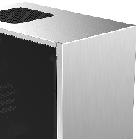 Кутия Jonsbo C3 plus Silver TG, mATX