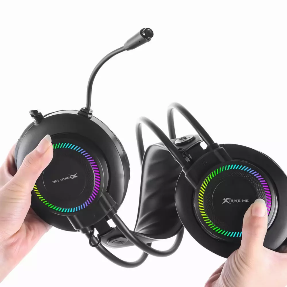 Xtrike ME геймърски слушалки Gaming Headphones GH-509 - RGB, 50mm, PC/Consoles
