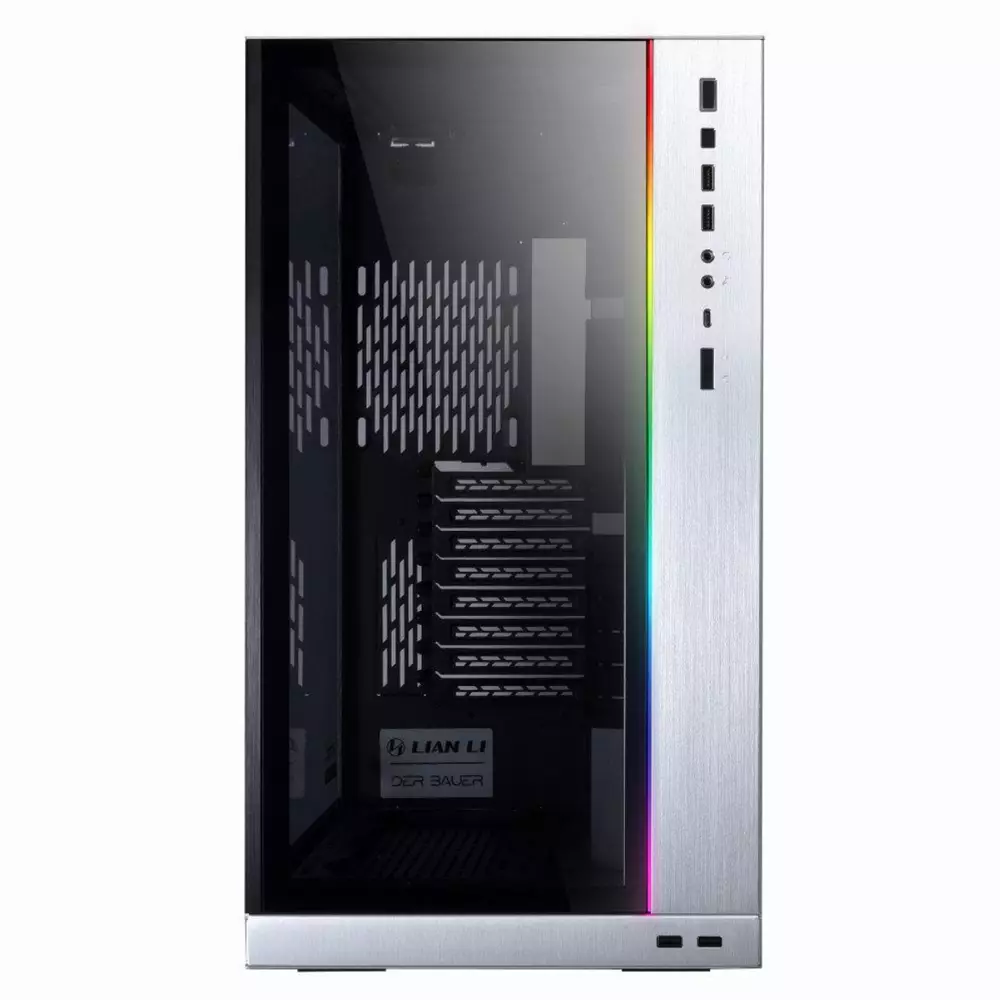 Кутия Lian Li PC-O11 Dynamic XL ROG Certified TG - сив
