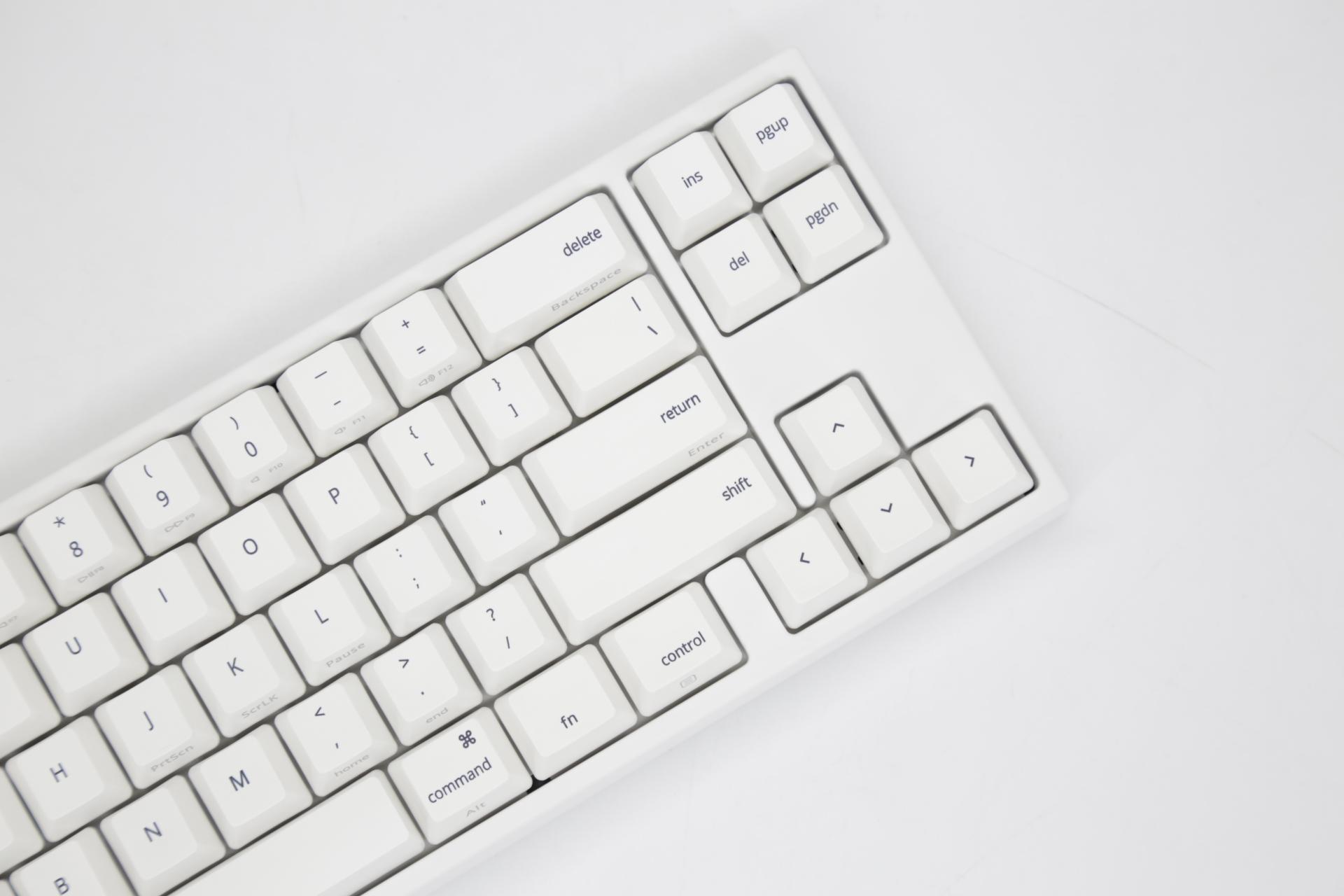 Геймърскa механична клавиатура Ducky x Varmilo Miya Pro Mac White LED, Cherry MX Blue