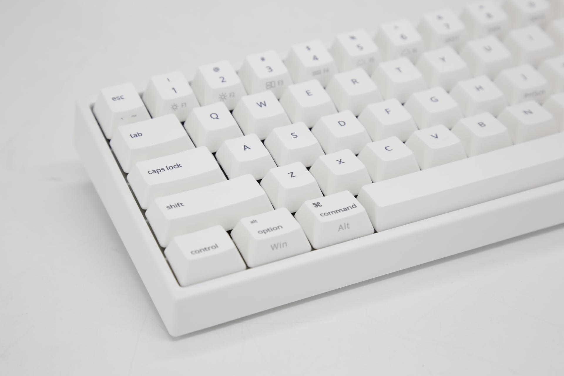 Геймърскa механична клавиатура Ducky x Varmilo Miya Pro Mac White LED, Cherry MX Blue