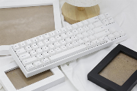 Геймърскa механична клавиатура Ducky x Varmilo Miya Pro Mac White LED, Cherry MX Blue