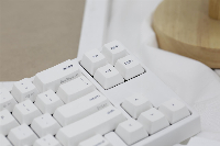 Геймърскa механична клавиатура Ducky x Varmilo Miya Pro Mac White LED, Cherry MX Blue