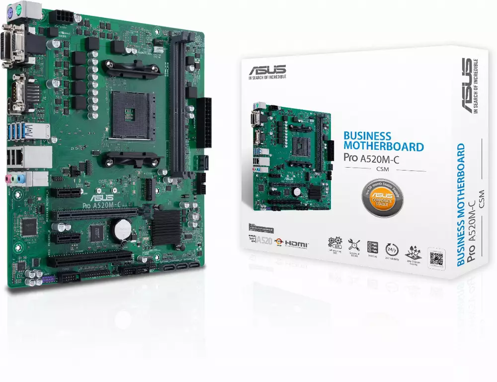 Дънна платка ASUS PRO A520M-C/CSM