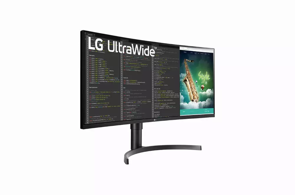 Монитор LG 35" 35WN65C-B, 3440x1440, IPS, 60Hz, 5ms, HDR 10, sRGB 99%