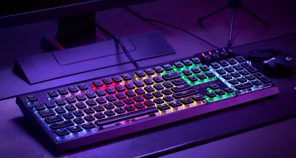 Капачки за механична клавиатура G.SKILL Crystal Crown Black 104-Keycap Set US Layout