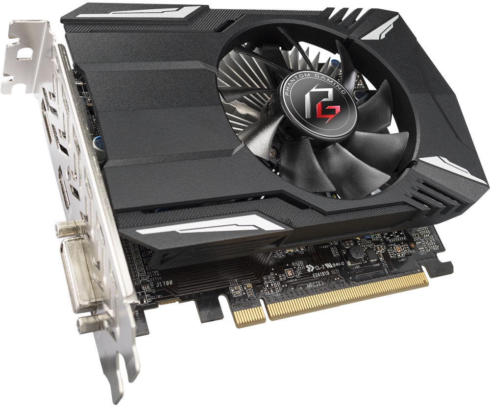 Видео карта Asrock Phantom Gaming Radeon RX550 2G