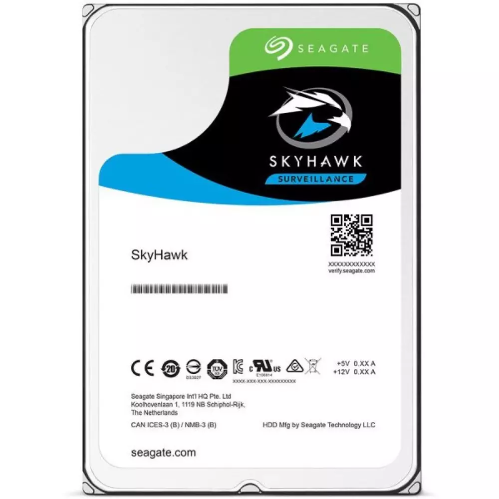 Хард диск SEAGATE SkyHawk 8TB 3.5" 256MB cache 7200rpm (ST8000VX0022)