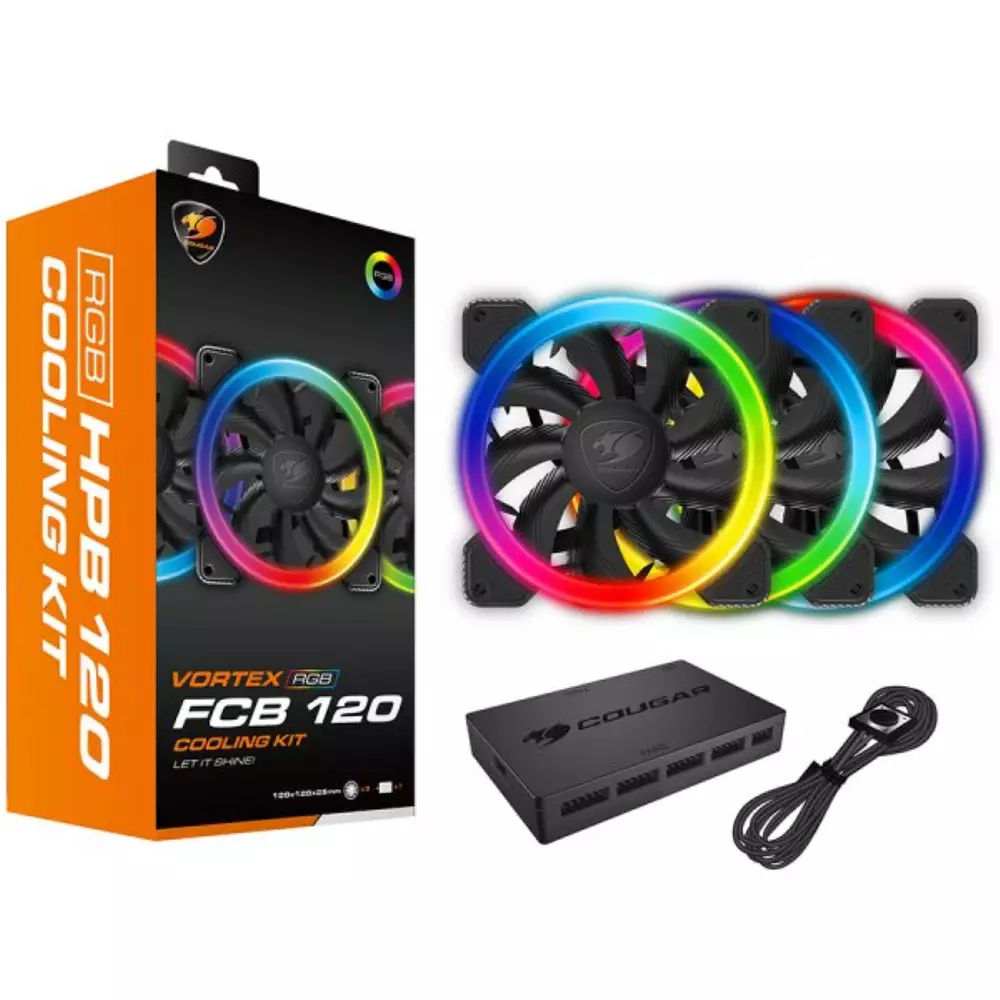 Вентилатор COUGAR VORTEX RGB FCB 120 Cooling Kit