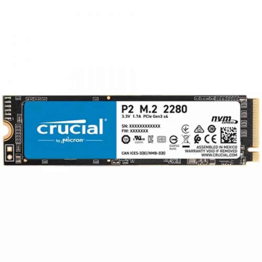 Диск SSD Crucial P2 250GB m.2 PCIE NVMe 3.0 x 4 2280