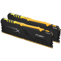 Памет KINGSTON HyperX Fury RGB 16GB (2X8GB) DDR4 3600MHz CL17