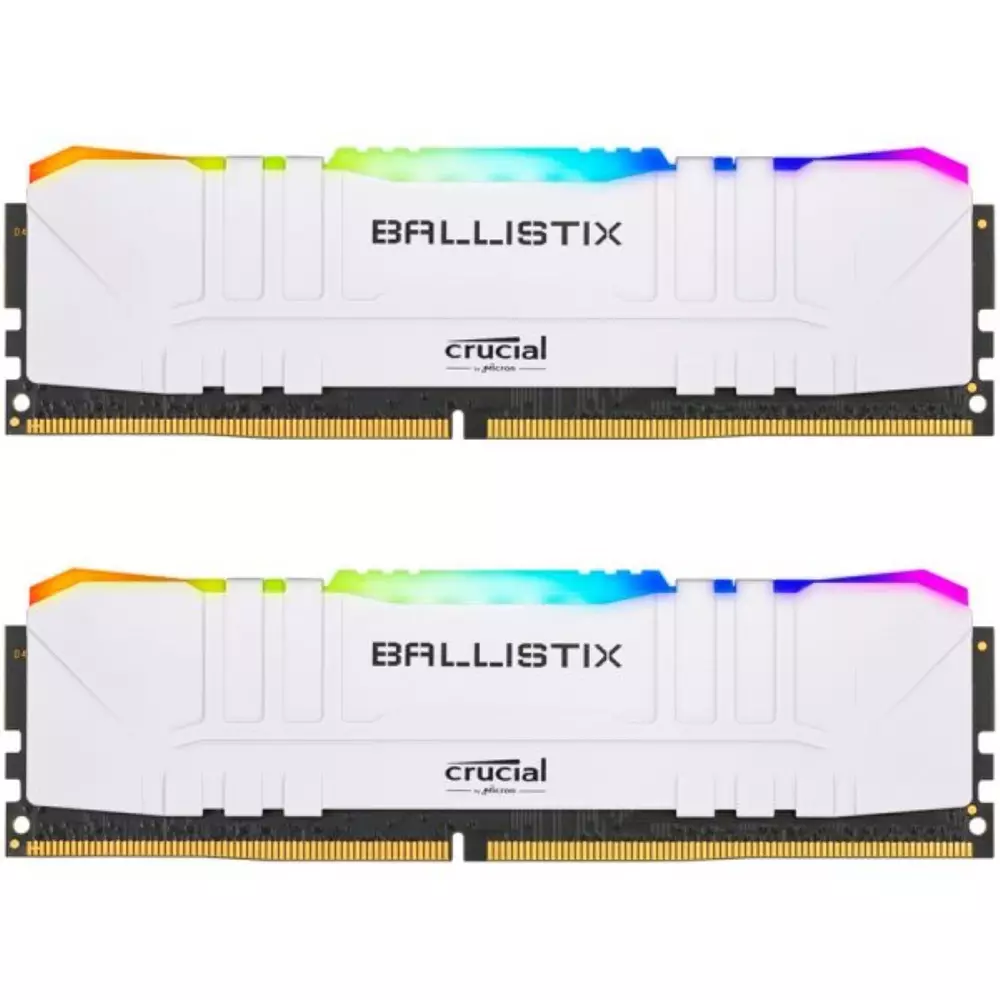 Памет CRUCIAL Ballistix RGB 16GB (2X8GB) DDR4 3200MHz CL16 White