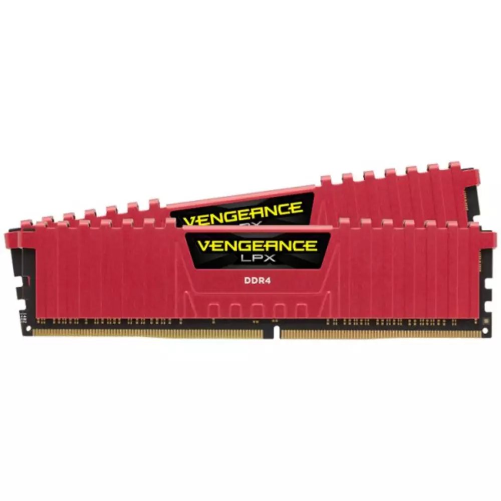 Памет Corsair Vengeance LPX 16GB (2x8GB) 3200 MHz DDR4 CL16 Red