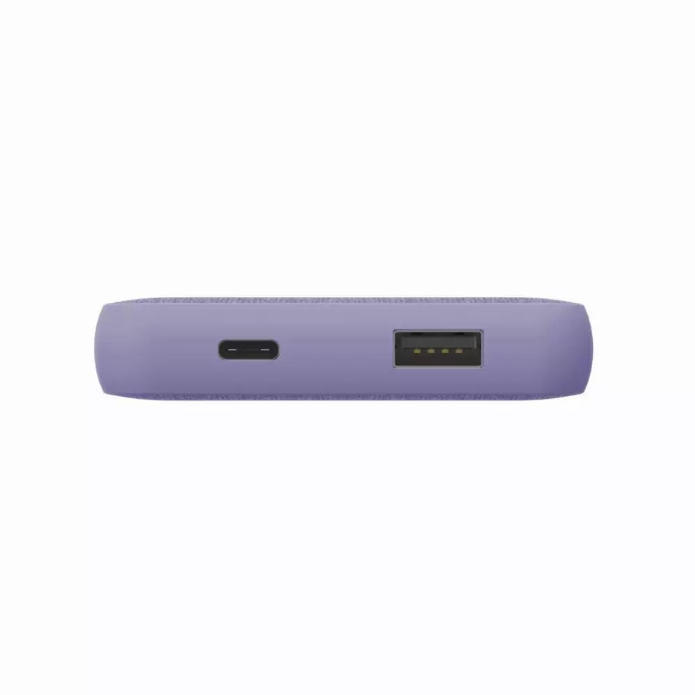 Външна батерия HAMA Fabric 10, 10000 mAh, LiPolym, Лилав