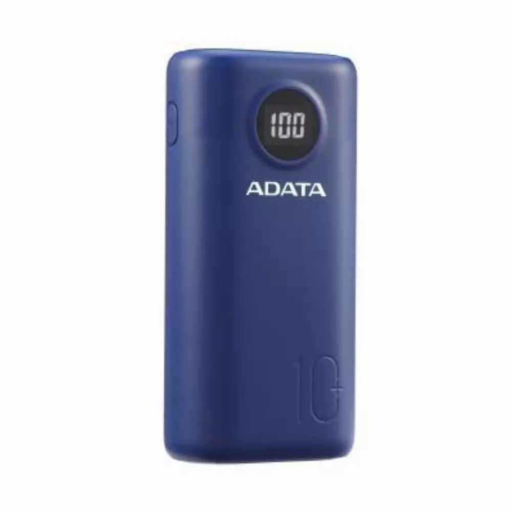 Външна батерия ADATA P10000 QUICK CHARGE Blue