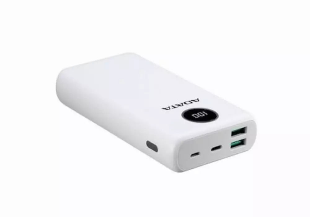 Външна батерия ADATA P20000 QUICK CHARGE White