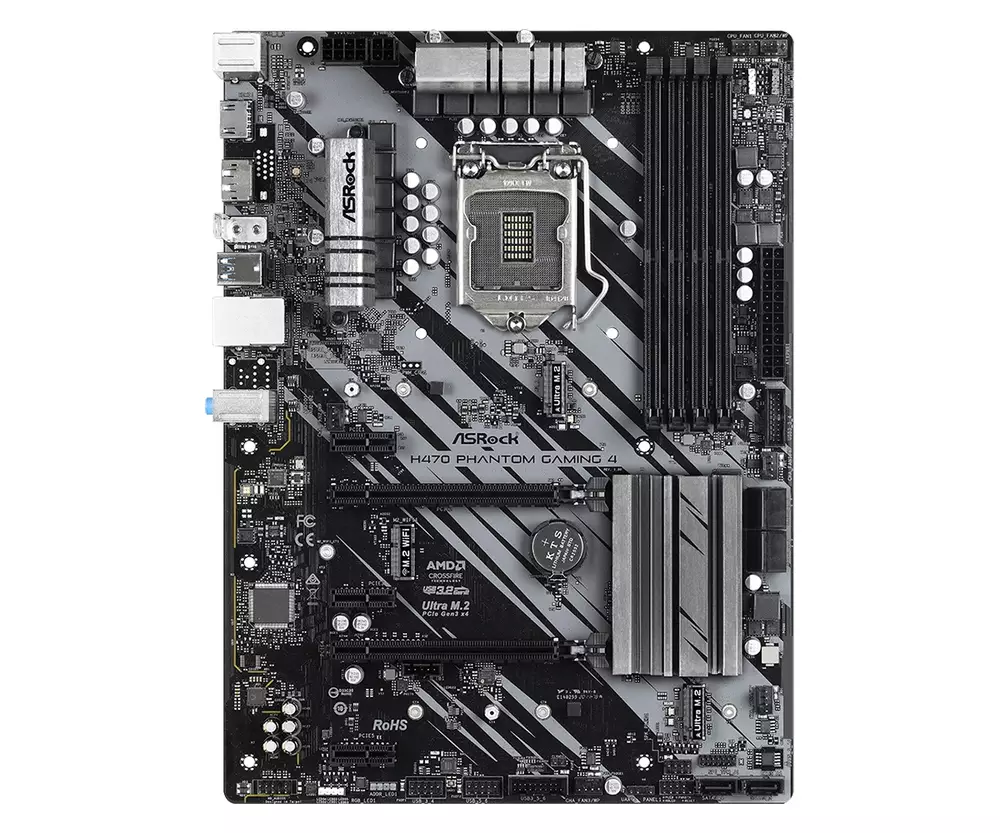 Дънна платка ASROCK H470 Phantom Gaming 4
