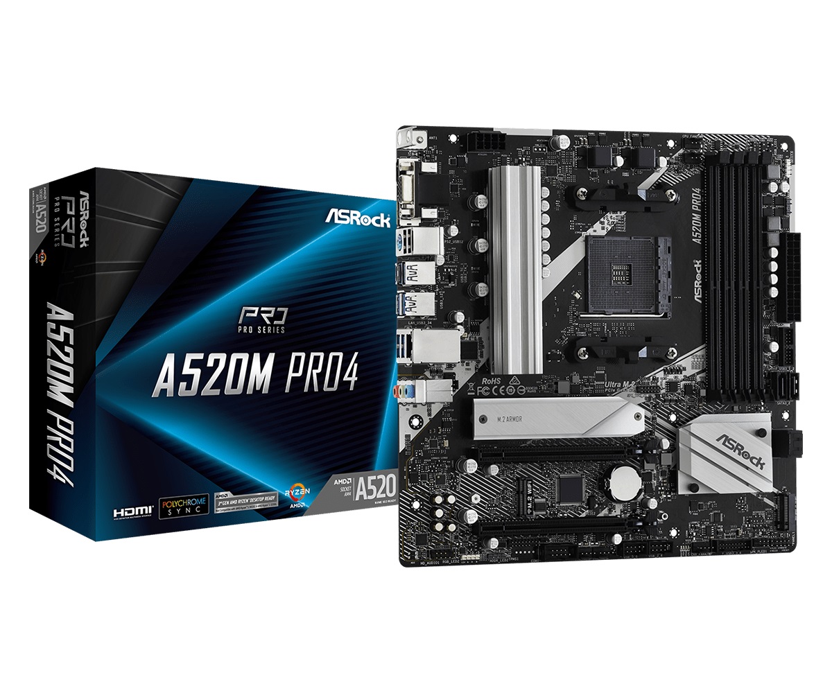 Дънна палтка ASROCK A520M PRO4