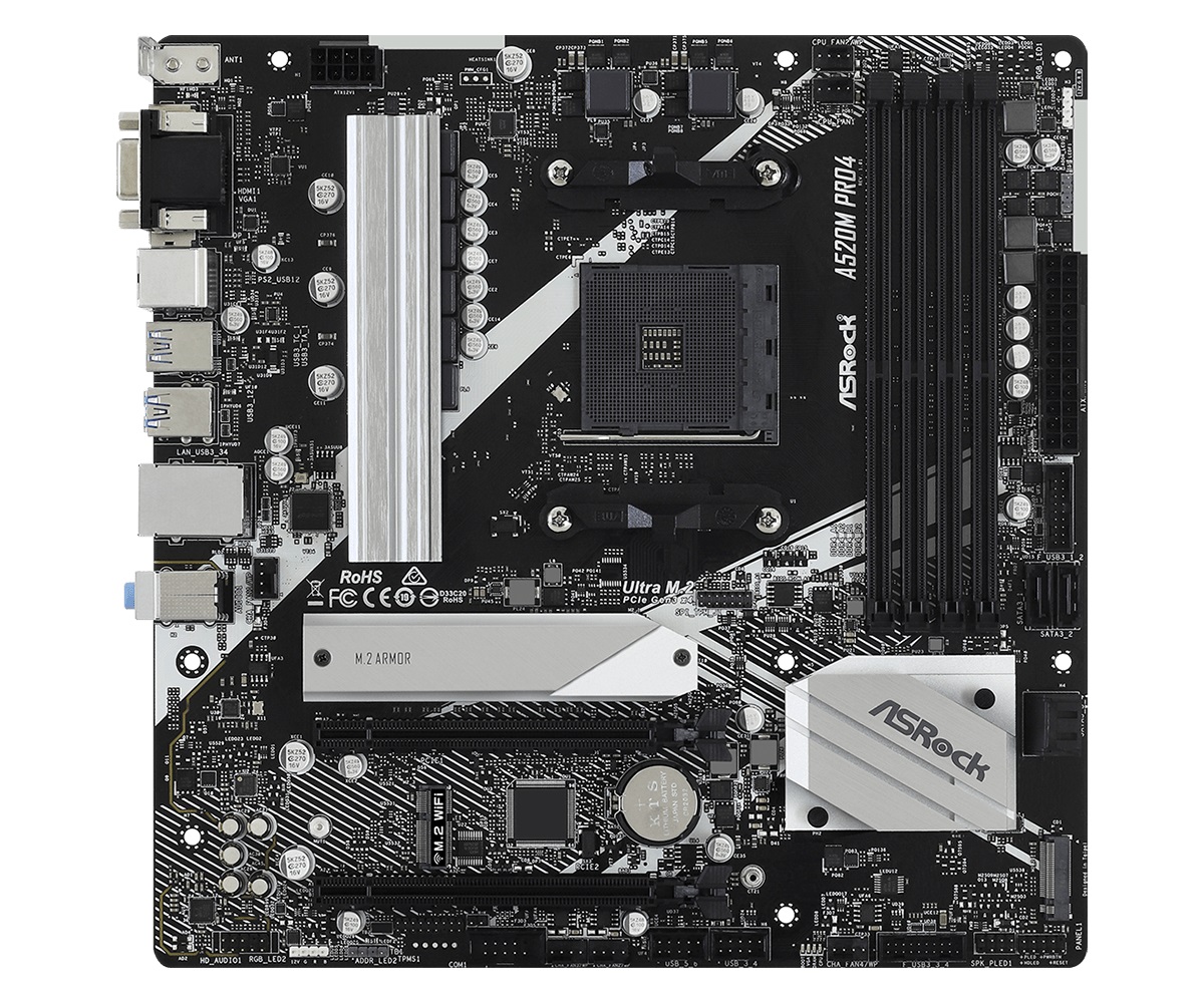 Дънна палтка ASROCK A520M PRO4