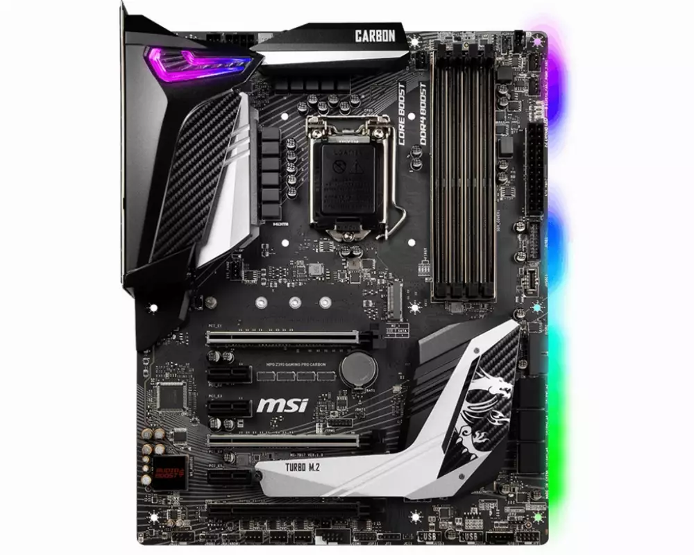 Дънна платка MSI MPG Z390 GAMING PRO CARBON