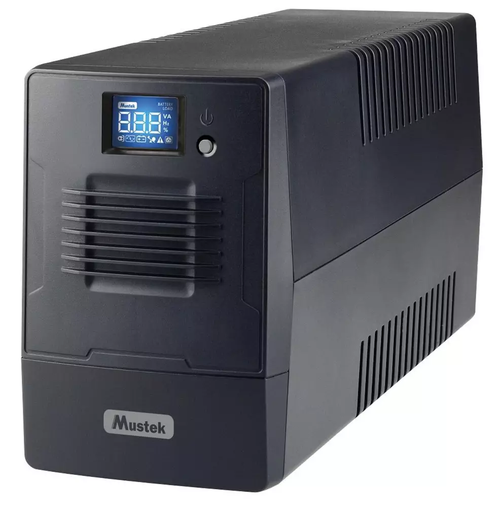 UPS MUSTEK PowerMust 800-LCD-LI-T10, 800VA/480W Schuko (шуко), LCD, Line-Interactive
