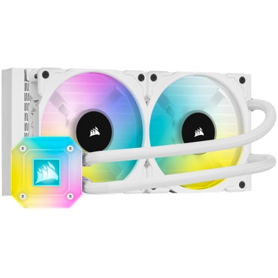 Охладител за процесор CORSAIR iCUE H100i ELITE CAPELLIX WHITE 240mm