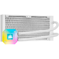 Охладител за процесор CORSAIR iCUE H100i ELITE CAPELLIX WHITE 240mm