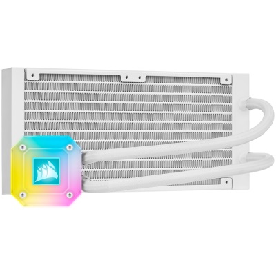 Охладител за процесор CORSAIR iCUE H100i ELITE CAPELLIX WHITE 240mm