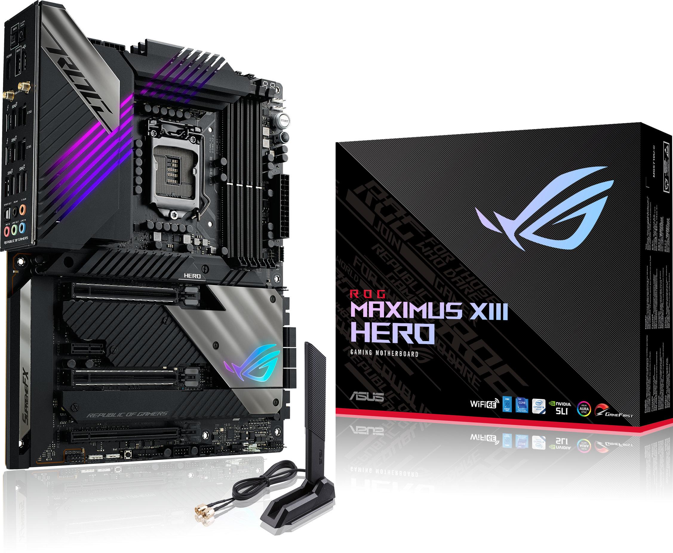 Дънна платка ASUS ROG MAXIMUS XIII HERO Wi-Fi 