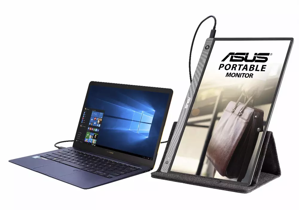 Монитор ASUS 15.6" ZenScreen MB16AH, FHD (1920x1080), IPS, 60Hz, USB Type-C, Micro-HDMI
