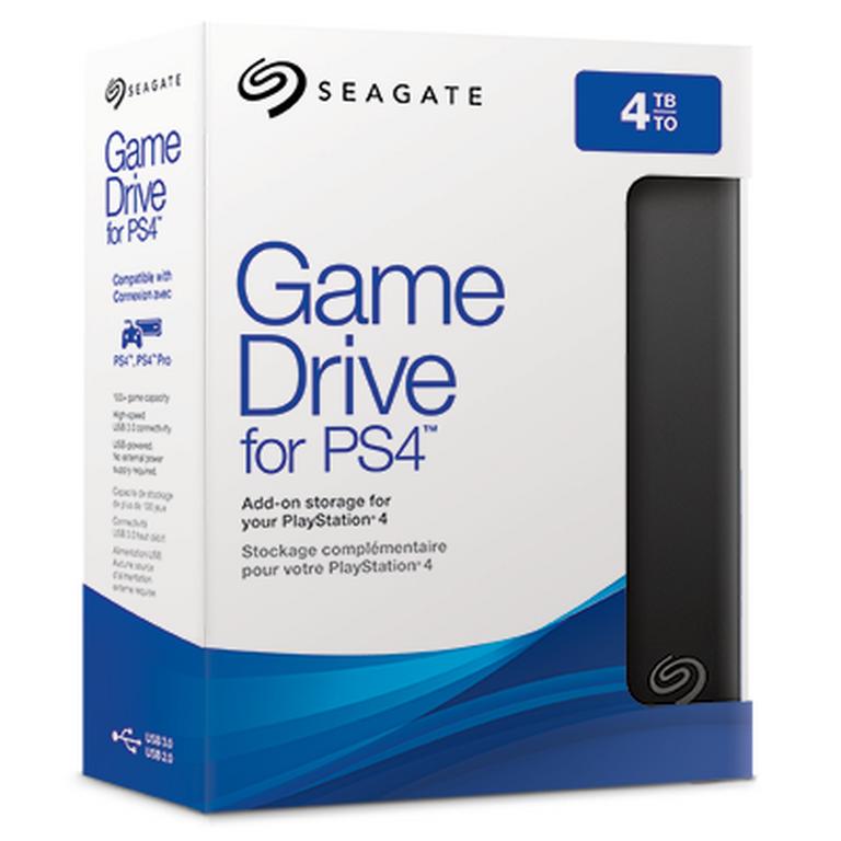 Външен диск Seagate 4TB Game Drive for PS4 USB 3.0 - STGD4000400