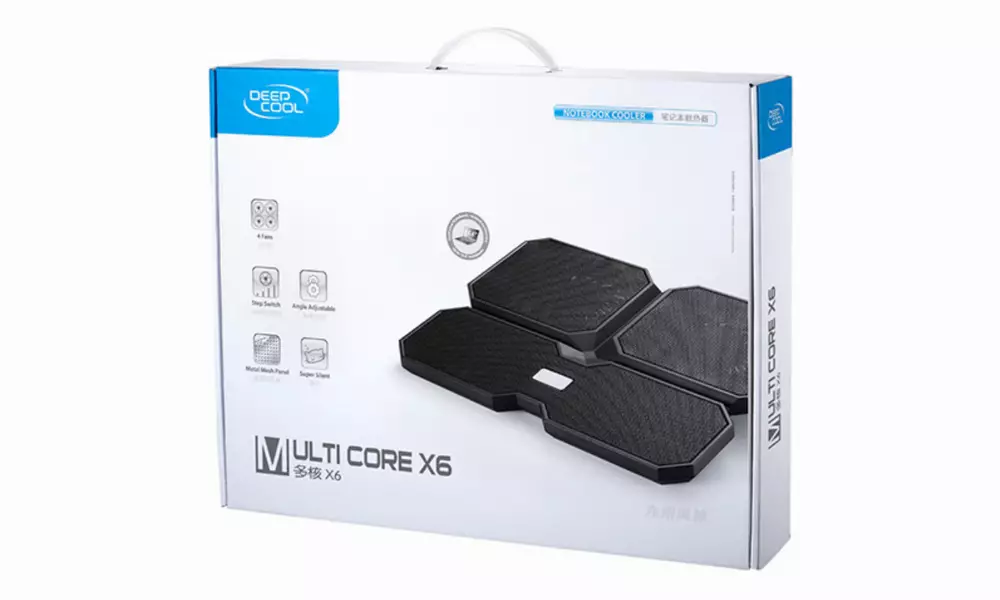 Охладител за лаптоп DeepCool MULTI CORE X6 15.6" 