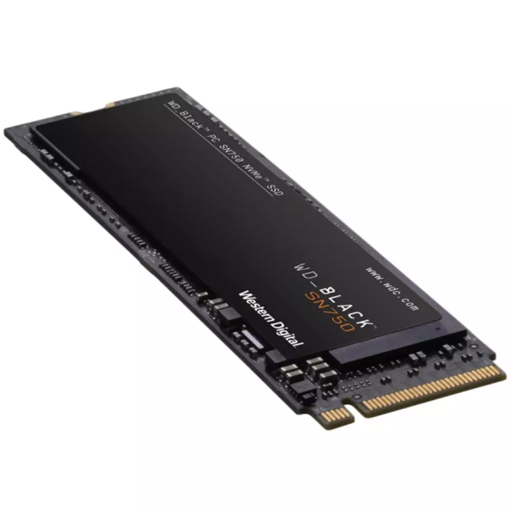 Диск SSD WD Black SN750 1TB M.2 PCIe NVMe Gen 3.0 x 4 2280