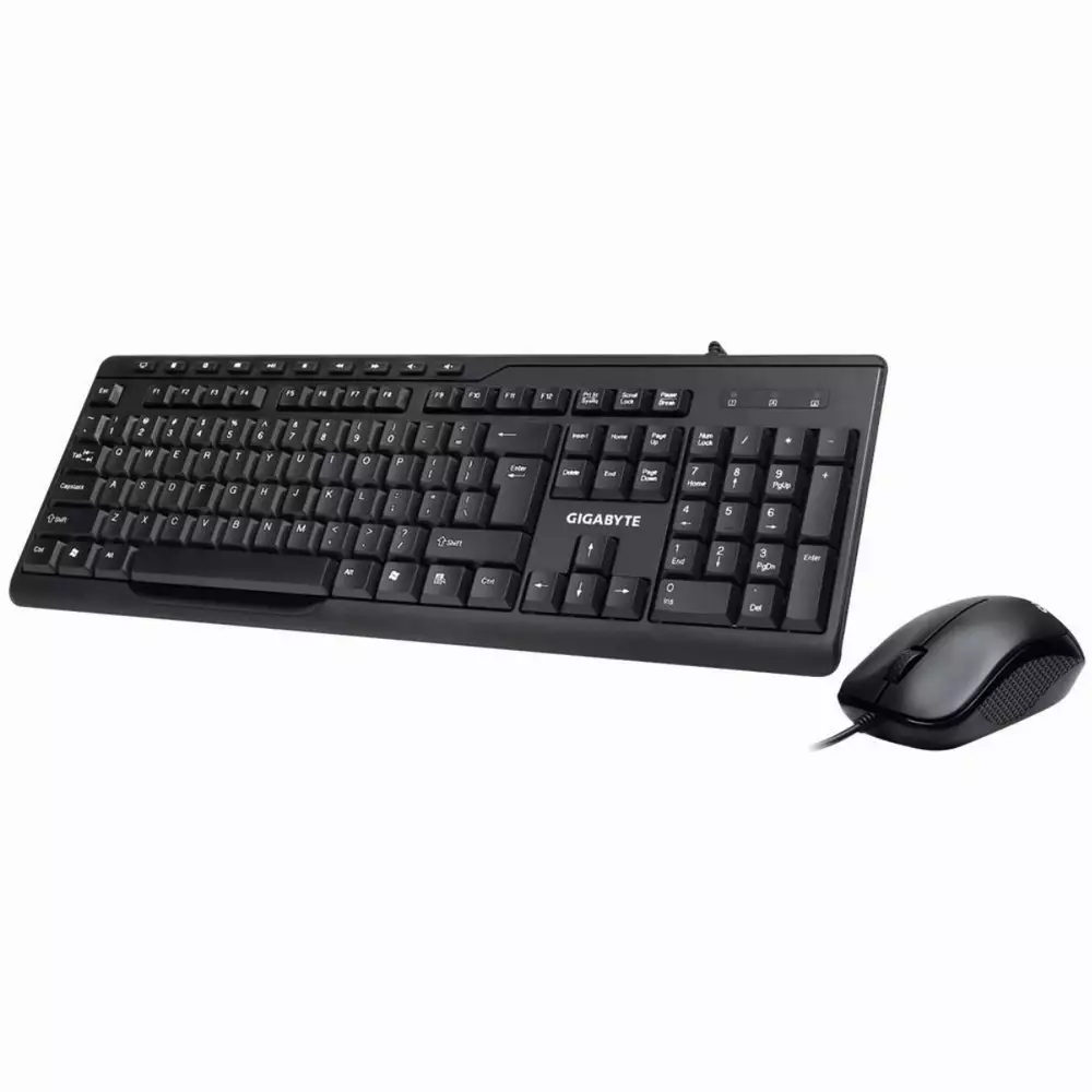 Set tastiera con mouse Gigabyte KM6300 Nera