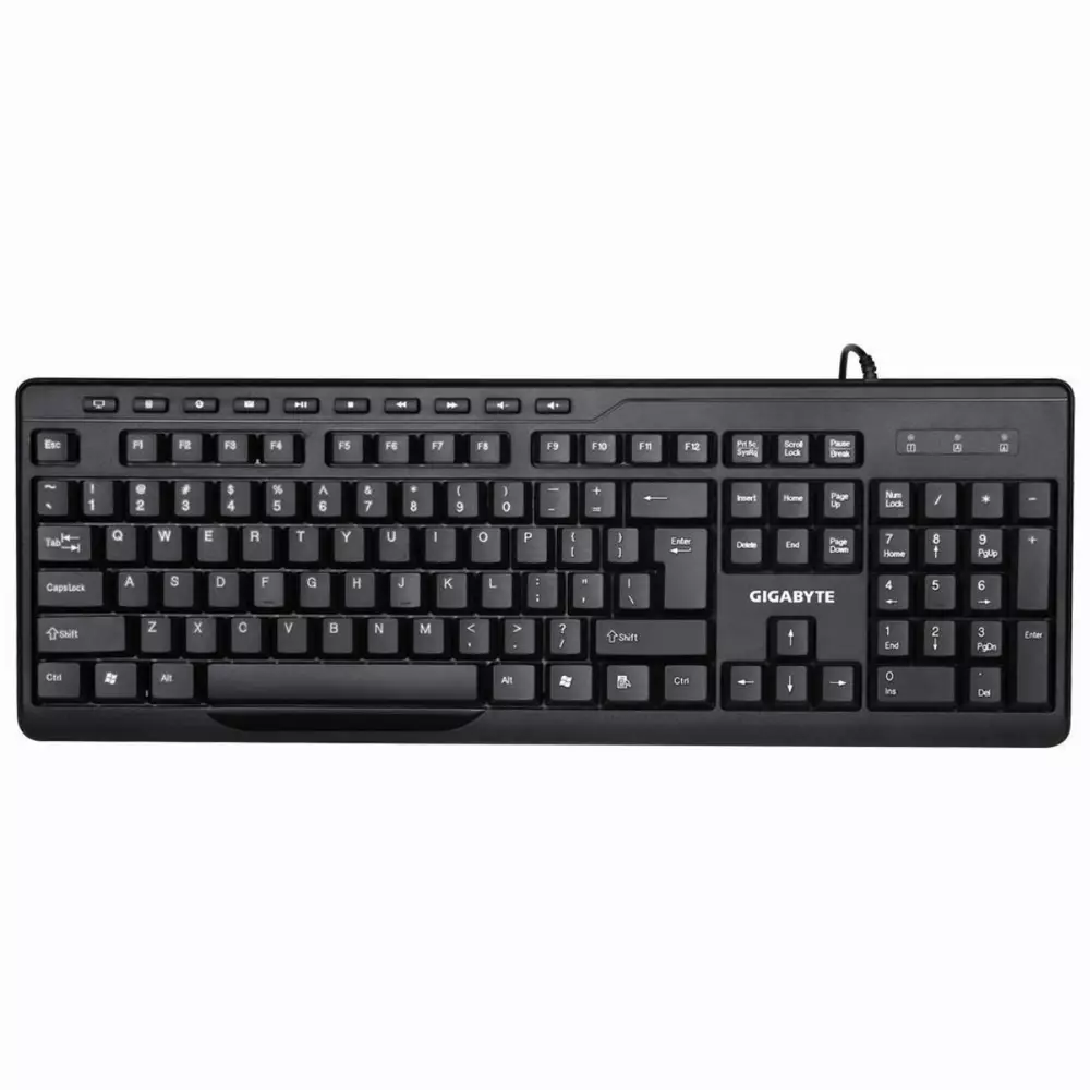 Kомплект клавиатура с мишка Gigabyte KM6300 Черен