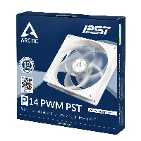 Вентилатор Arctic P14 PWM PST Fan 140mm White 200-1700rpm - ACFAN00221A