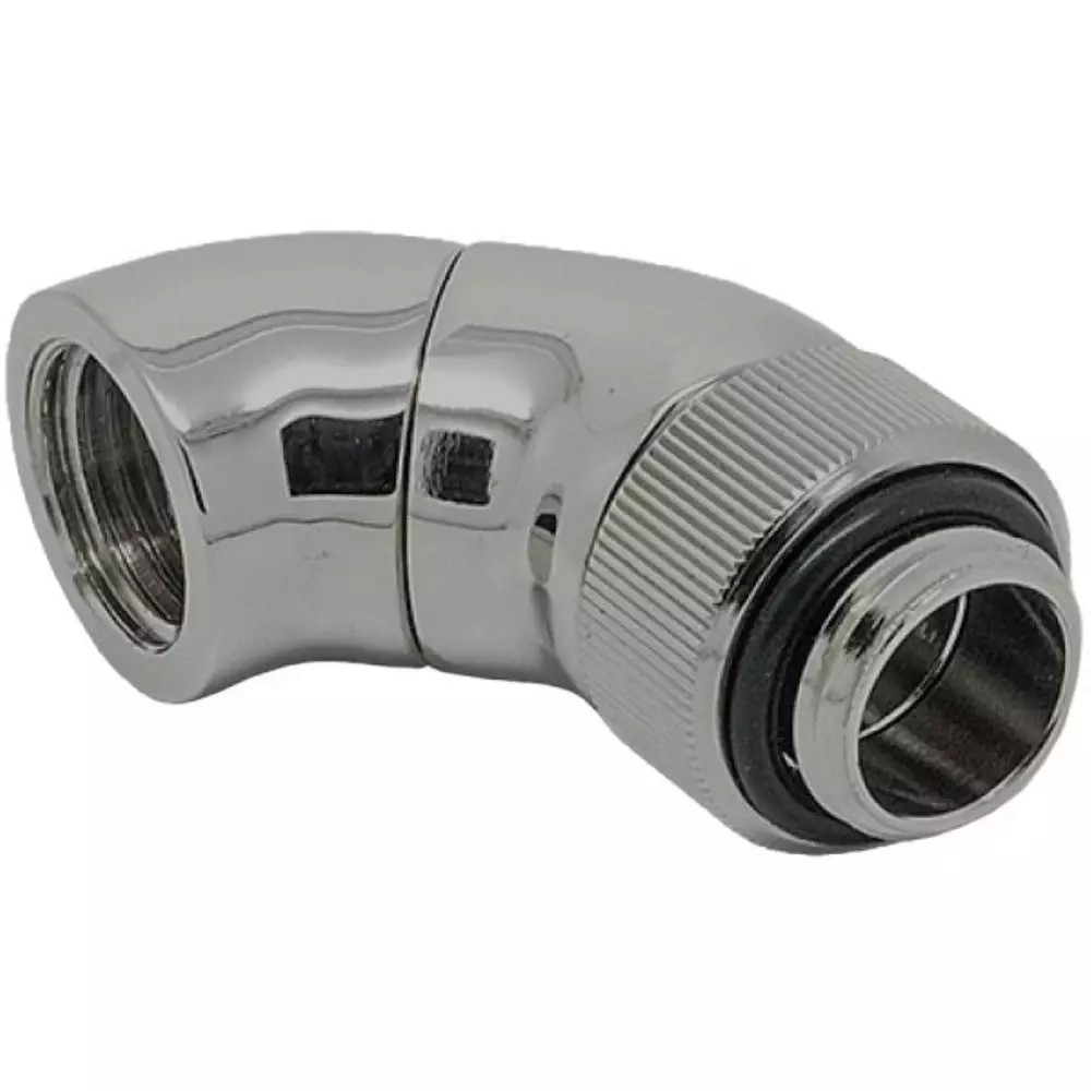 Фитинг EK-AF Angled 2×45° G1/4 Black Nickel
