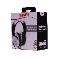Слушалки с микрофон MAXELL Studio Series ST2000, големи наушници, Бял