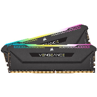 Памет Corsair Vengeance RGB PRO SL 16GB (2x8GB)  DDR4 3600MHz CL18 Black - CMH16GX4M2D3600C18