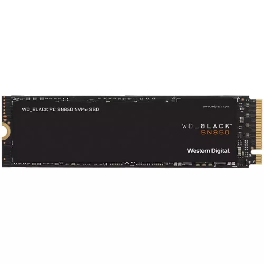 Диск SSD WD Black SN850 1TB M.2 2280 NVMe PCIe Gen4 x4 - WDS100T1X0E