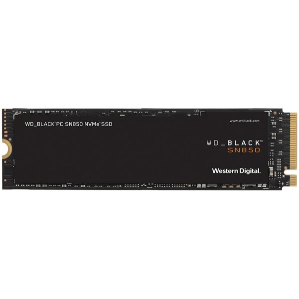 Диск SSD WD Black SN850 1TB M.2 2280 NVMe PCIe Gen4 x4 - WDS100T1X0E